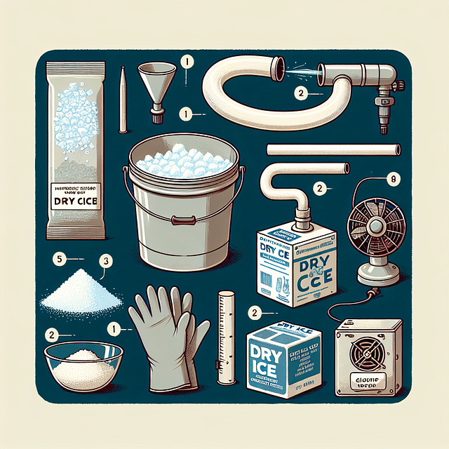 materials for homemade dry ice fog machine