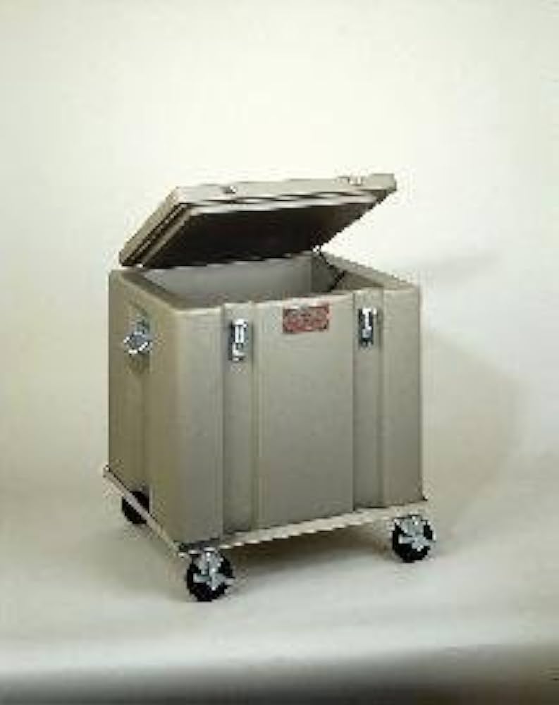 insulated container for dry ice