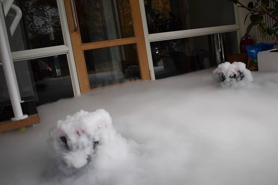 dry ice fog effects