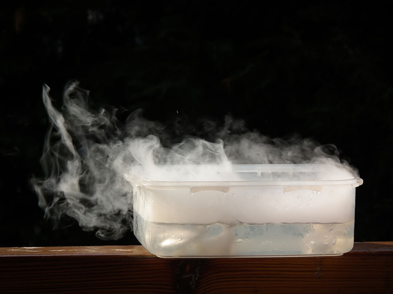 Ghostly apparitions dry ice stage effects
