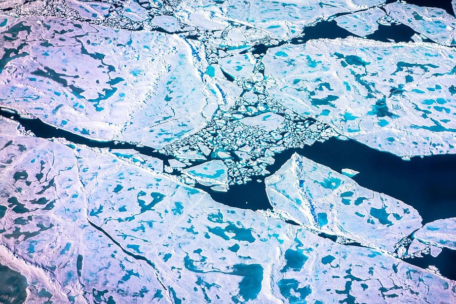 stormy ocean scene with dry ice