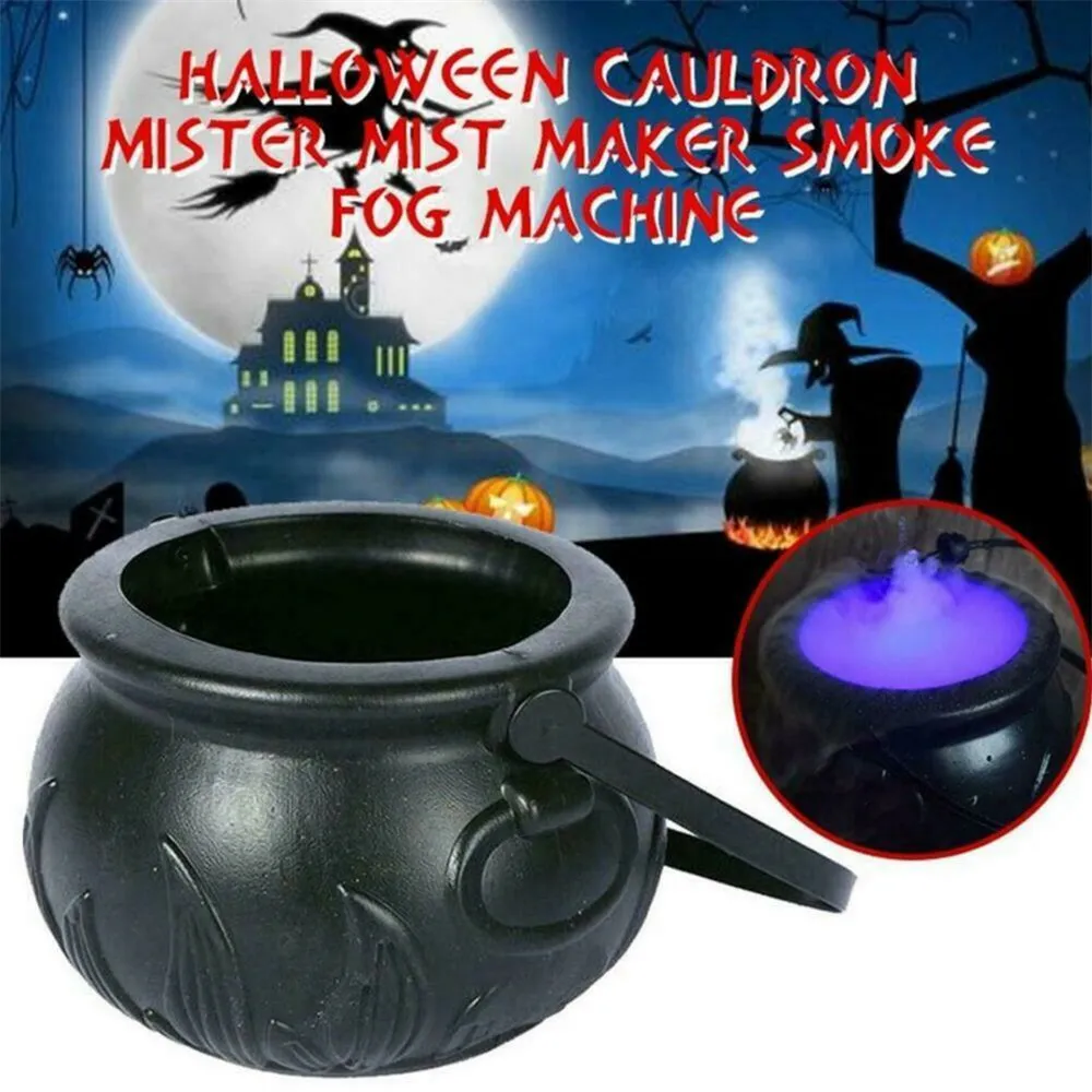 Witches cauldron dry ice effect