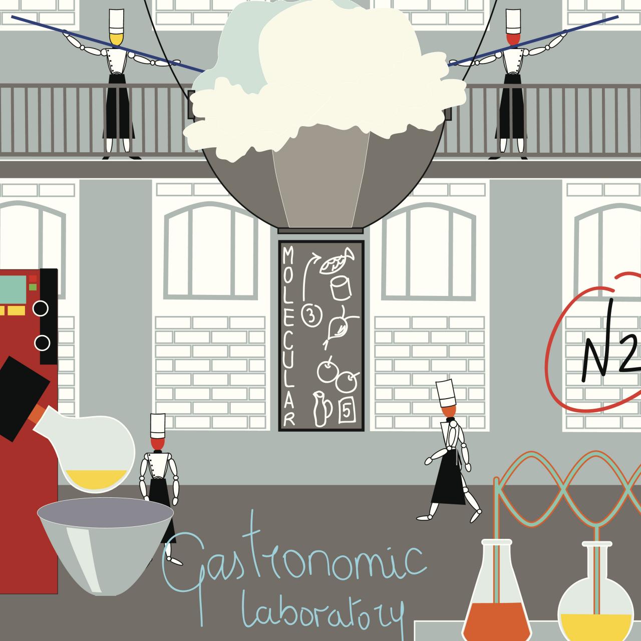 chilled fruit pearls molecular gastronomy