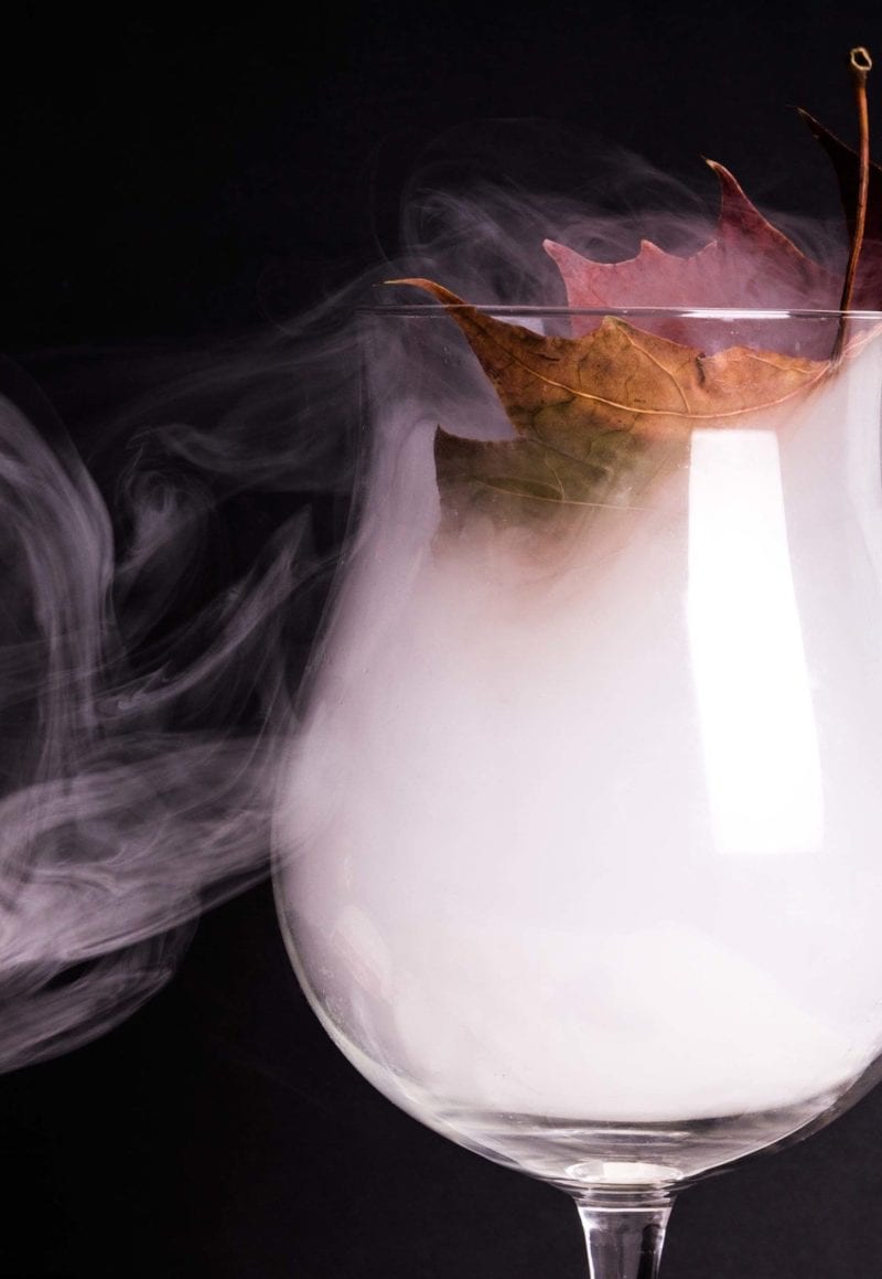 dry ice smoking cocktail
