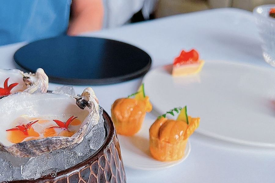 dry ice tableside presentation