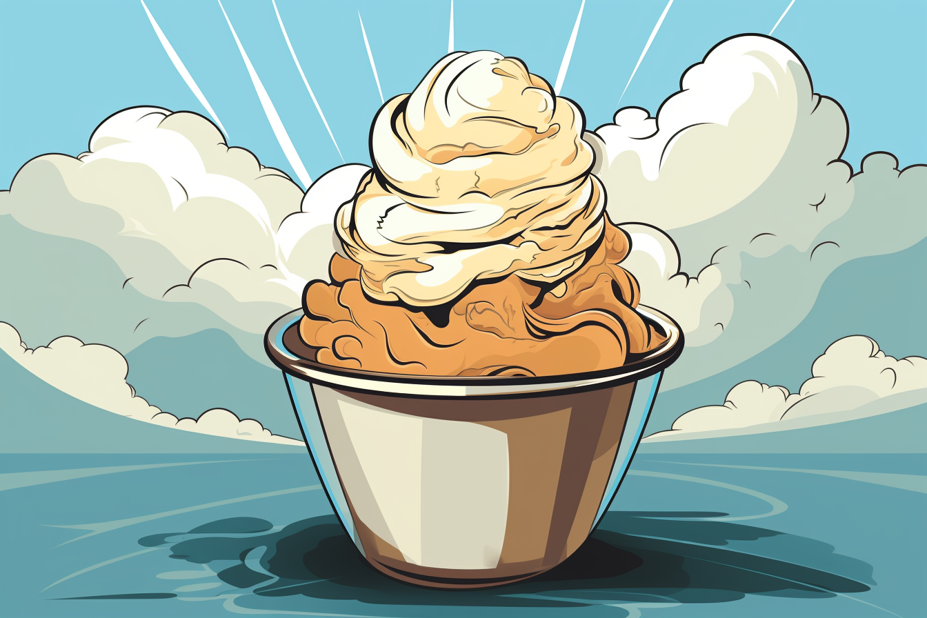 making ice cream with dry ice