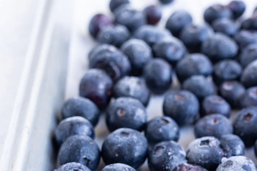 flash freezing fruits with dry ice