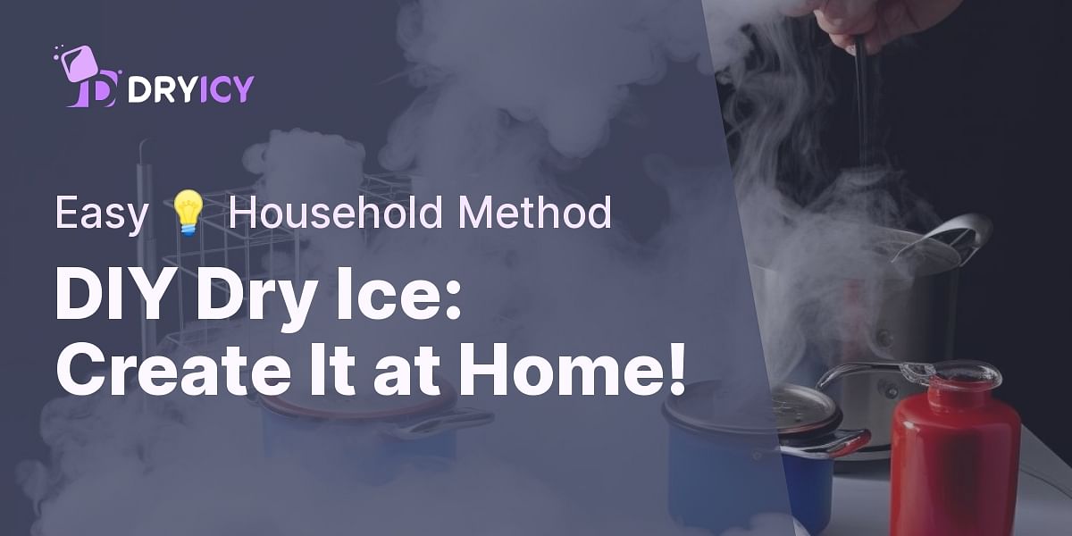 Can You Produce Dry Ice at Home Using Common Household Items?