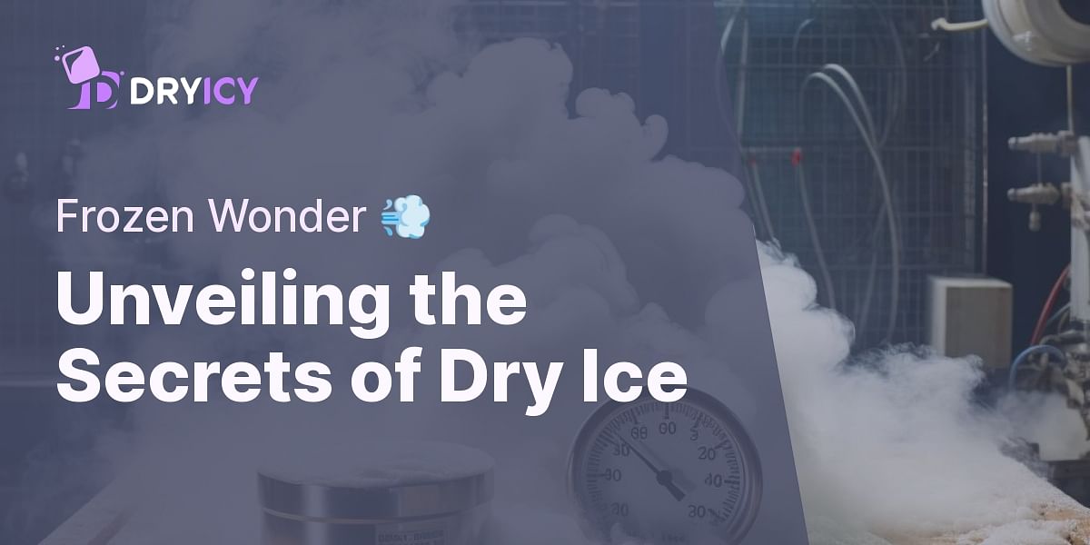How is dry ice made and what is its temperature?