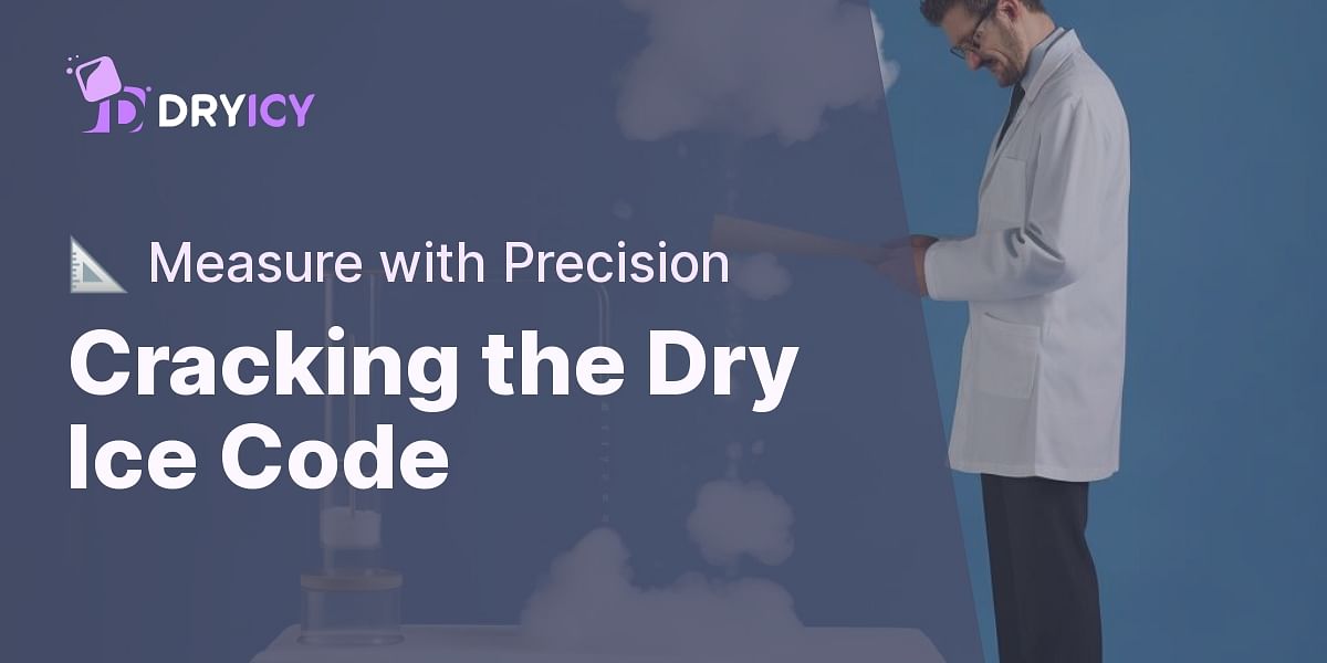 What is the volumetoweight ratio of dry ice and how can it be measured?