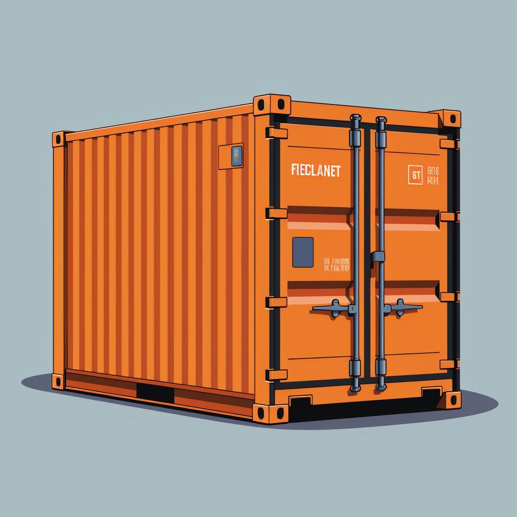 Pre-cooled shipping container