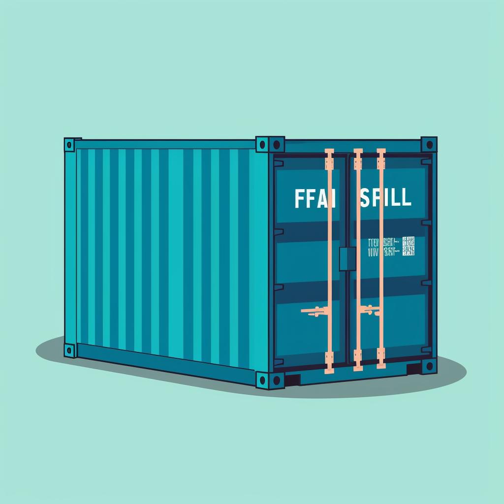 Sealed shipping container